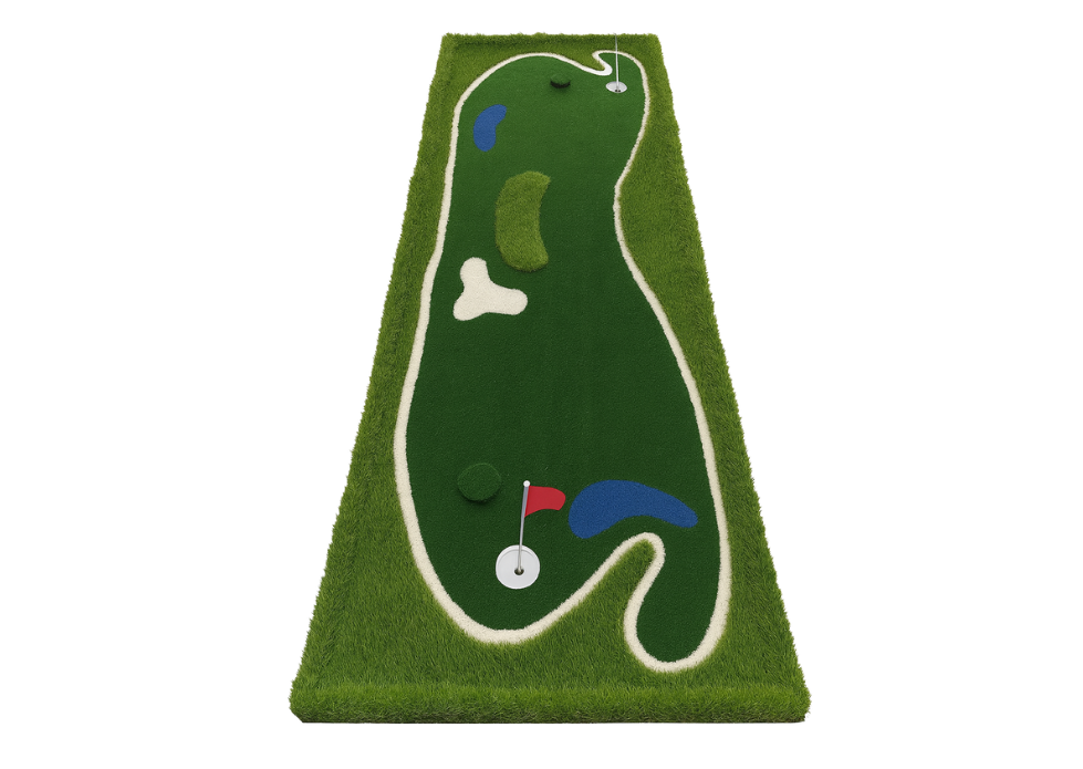 Indoor Mini Putting Green – Portable Golf Practice Mat with Flags & Cups
