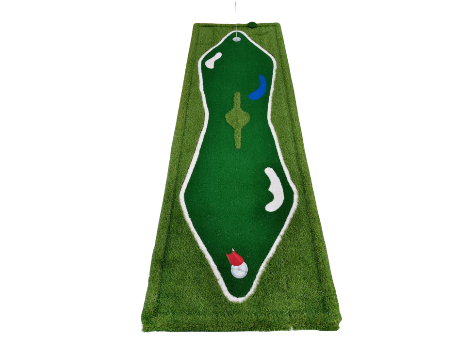 Indoor Mini Putting Green – Portable Golf Practice Mat with Flags & Cups